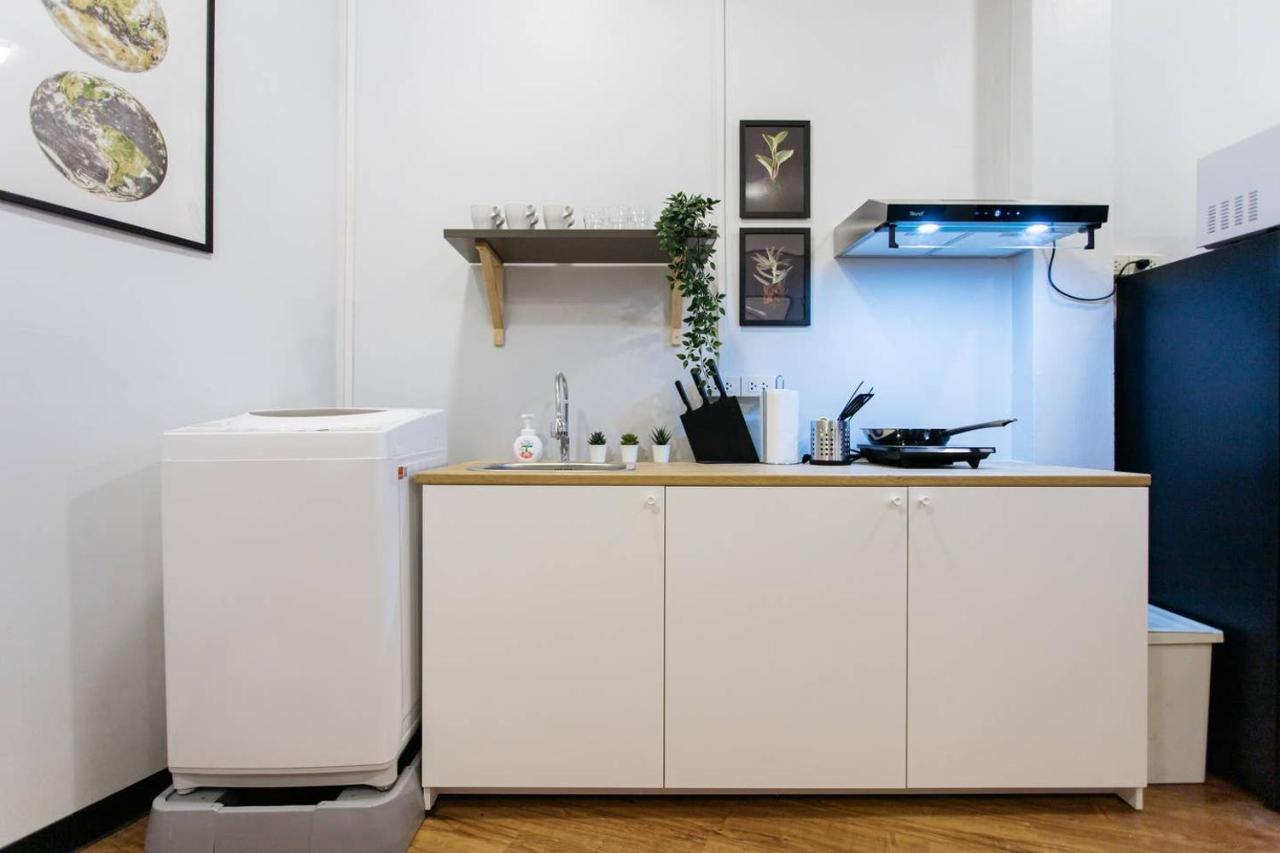 U3 Large 2 Bedroom Full Kitchen Near Bts Udomsuk 방콕 외부 사진